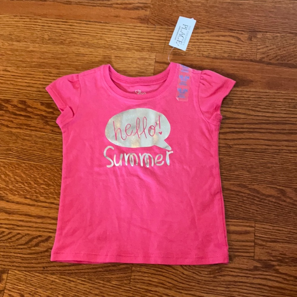 Girls pink t-shirt